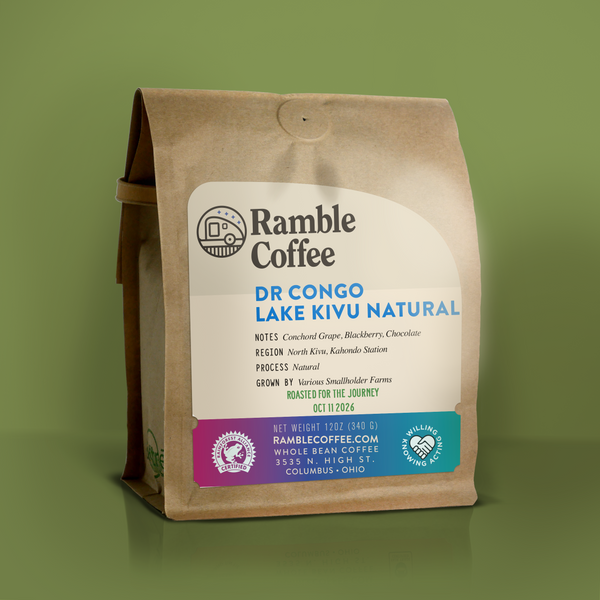 DR Congo | Lake Kivu Natural Whole Bean Coffee
