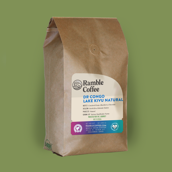 DR Congo | Lake Kivu Natural Whole Bean Coffee